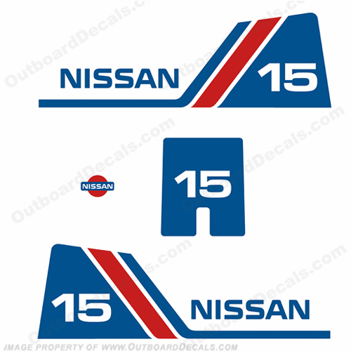 Nissan outboard decals #5