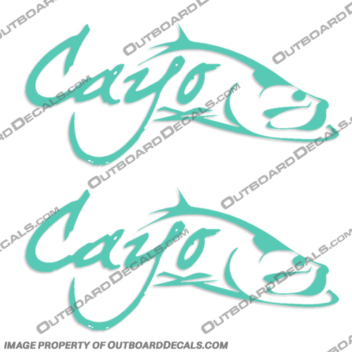 Checkmate Powerboat Boat Decals - 2 Color! - Style 2