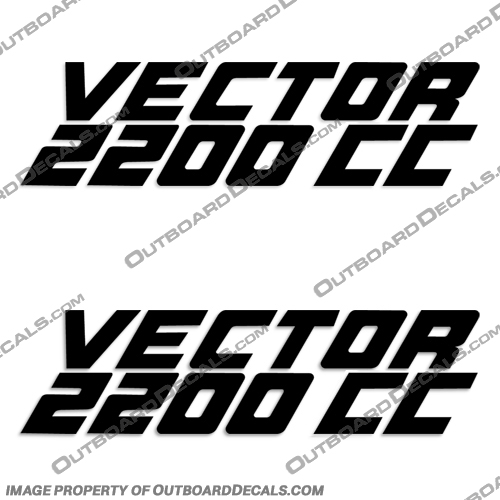 HydraSports Vector 2200 CC Decal (Set of 2) boat, decals, hydra, sports, vector, 2000, cc, logo, stickers, decal, sport, hydrasports, hydrasport, hydrosport, hydrosports, 2200