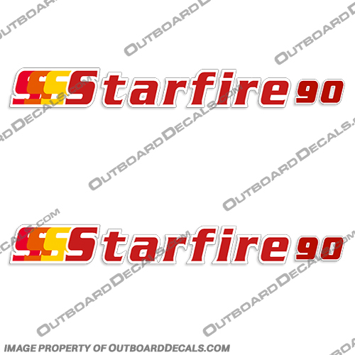 Skeeter Starfire 90 Decals (Set of 2) star fire, star, fire, 90, Skeeter, Decal, Decals