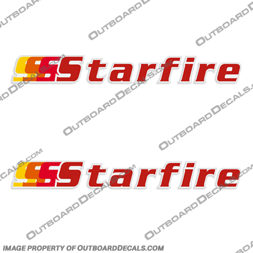 Skeeter Starfire Decals (Set of 2) star fire, star, fire