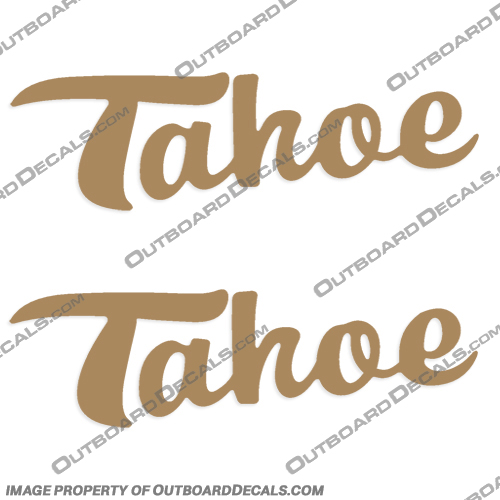 Tahoe Boat Decals (Style 1) Set of 2 - Any Color!  Tahoe, Boat, Decal, Decals, Style, Style 1, 1, Set of 2, Any, Color, Any Color