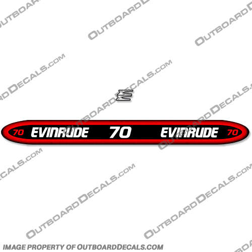 Evinrude 70hp Decals - 1998 70, 70 hp, 98, 0285059, INCR10Aug2021