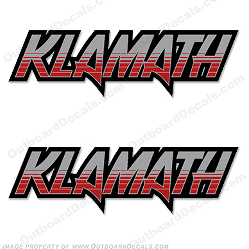 Klamath Boat Logo Decals - (Set of 2)