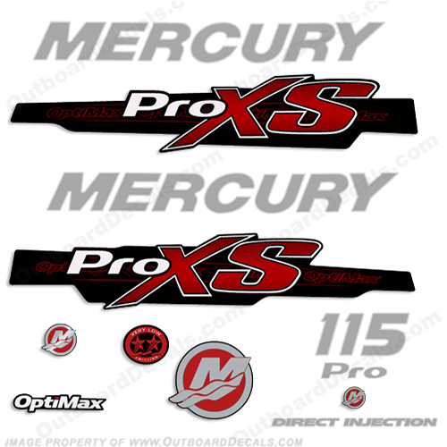 Custom Color Mercury Decals