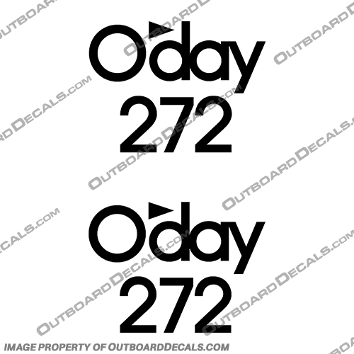 ODay 272 Boat Decals - Any Color! ODay, ODay, O Day, 272, Boat, Decal, Decals, Any, Color, Color!