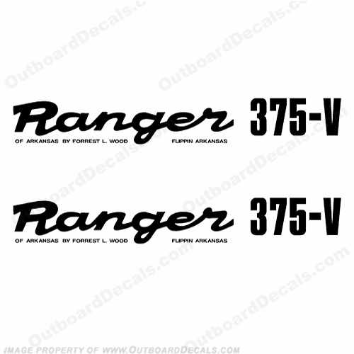 Ranger 690 Fisherman Decals (Set of 2) - Any Color!