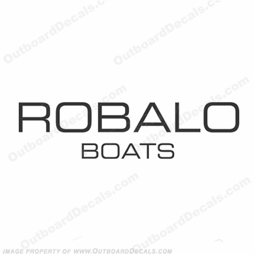 Robalo Boats Logo w/ Fish Decals - Any Color!