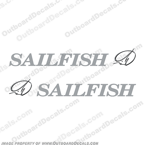 Sailfish Boat Logo Decals 36