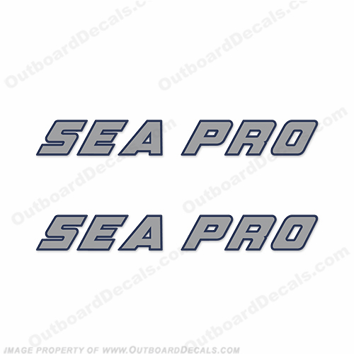 Sea Pro Boat Decals (Any Color) - 24 Long