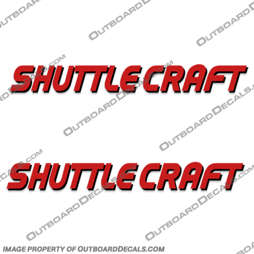 Shuttle Craft Boat decals (Style 2) - Any Color! Shuttle, Craft, Boat, Decal, Decals, Style, Style 2, 2, any color, any, color, Shuttle Craft