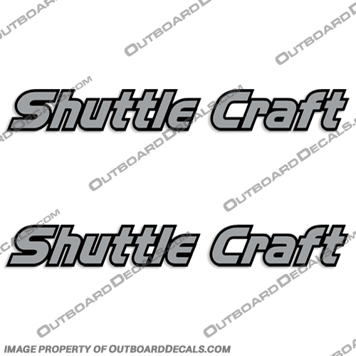 Shuttle Craft Boat decals (Style 3) - Any Color! Shuttle, Craft, Boat, Decal, Decals, Style, Style 3, 3, any color, any, color, Shuttle Craft