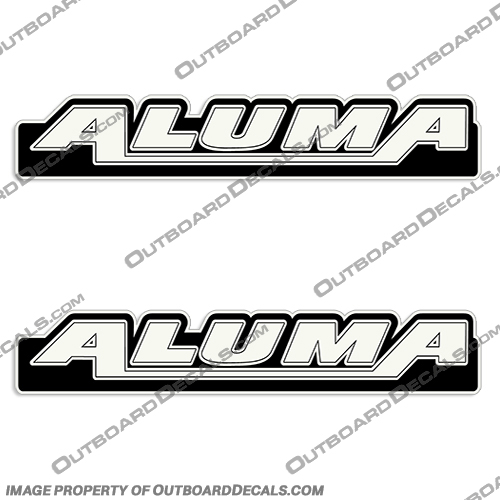 Aluma Aluminum Carrier Haul Boat Decals (Set of 2)  aluma craft, aluma-craft, aluma, craft, alumacraft, alpex, aluminum, carrier, Haul, boat, boats, decal, decals