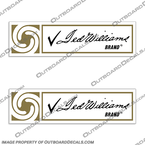 Ted Williams Boat Trailer Decals Ted, Williams, Ted Williams, Boat, Trailer, Decal, Decals